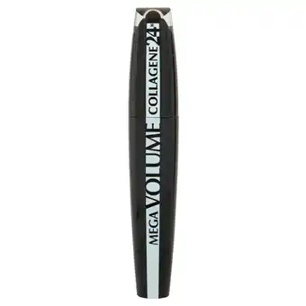 Kruidvat L'Oréal Paris Mega Volume Collageen 24H 01 Extra Black Mascara aanbieding