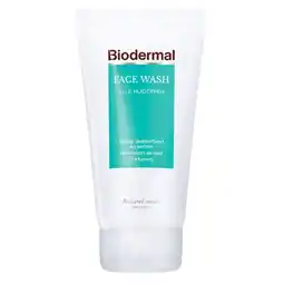 Kruidvat Biodermal Face Wash Gezichtsreiniging voor alle Huidtypen aanbieding