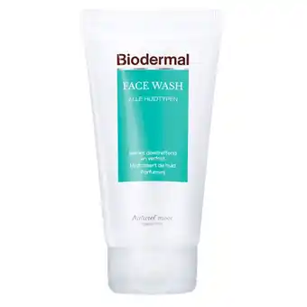 Kruidvat Biodermal Face Wash Gezichtsreiniging voor alle Huidtypen aanbieding