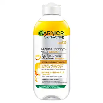 Kruidvat Garnier SkinActive Micellair Reinigingswater voor Langhoudende en Waterproof Make-Up aanbieding