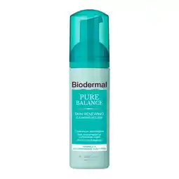 Kruidvat Biodermal Pure Balance Skin Renewing Cleansing Mousse aanbieding