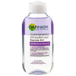 Kruidvat Garnier Skin Naturals Express 2-In-1 Oogreinigingslotion aanbieding