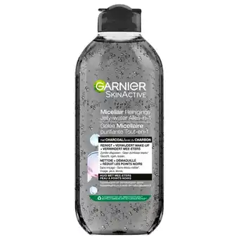Kruidvat Garnier SkinActive Alles-in-1 Micellair Reinigend Jelly-water met Charcoal aanbieding