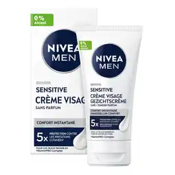 Kruidvat NIVEA Men Sensitive Gezichtscrème aanbieding
