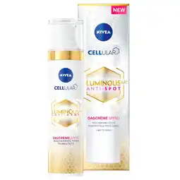 Kruidvat NIVEA Cellular Luminous630 Anti-Spot SPF50 Dagcrème aanbieding