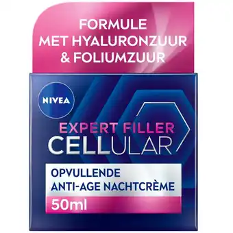Kruidvat NIVEA Cellular Expert Filler Anti-Age Nachtcrème aanbieding