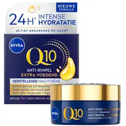 Kruidvat NIVEA Q10 Power Extra Voedende Anti-Rimpel Nachtcrème aanbieding