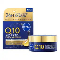 Kruidvat NIVEA Q10 Power Extra Voedende Anti-Rimpel Nachtcrème aanbieding