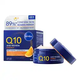 Kruidvat NIVEA Q10 Energy Recharge Anti-rimpel Nachtcrème aanbieding