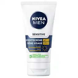 Kruidvat NIVEA Men Sensitive SPF15 Gezichtscrème aanbieding