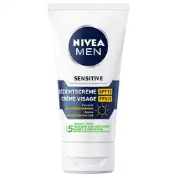 Kruidvat NIVEA Men Sensitive SPF15 Gezichtscrème aanbieding