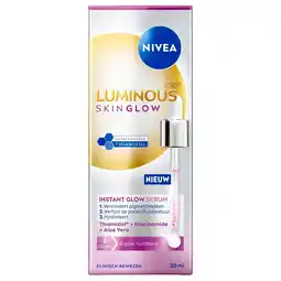 Kruidvat NIVEA Luminous630 Skin Glow Instant Glow Serum aanbieding