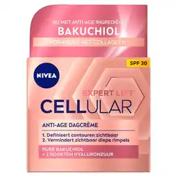 Kruidvat NIVEA Cellular Expert Lift Bakuchiol Anti-Age SPF30 Dagcrème aanbieding