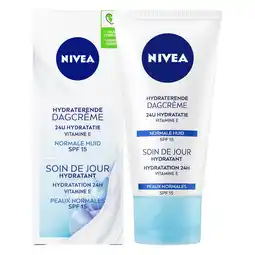 Kruidvat NIVEA Hydraterende Dagcrème met SPF15 aanbieding
