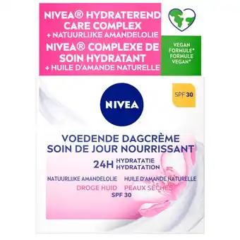 Kruidvat NIVEA SPF30 24H Hydration Voedende Dagcrème aanbieding