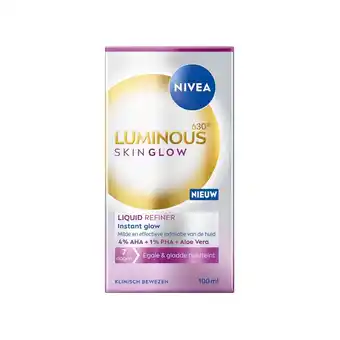 Kruidvat NIVEA Luminous630 Skin Glow Liquid Refiner aanbieding
