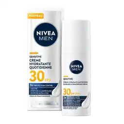 Kruidvat NIVEA Men SPF30 Sensitive Dagelijkse Beschermende Hydraterende Crème aanbieding