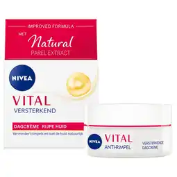 Kruidvat NIVEA Vital Anti-Rimpel 65+ Versterkende Dagcrème aanbieding