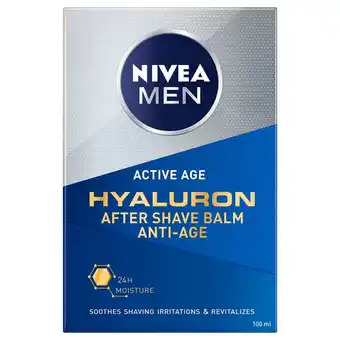 Kruidvat NIVEA Men Active Age Hyaluron Aftershave Balsem aanbieding
