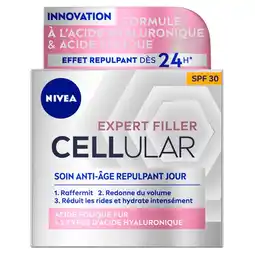 Kruidvat NIVEA Cellular Expert Filler Anti-Age SPF30 Dagcrème aanbieding