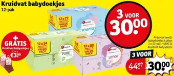Kruidvat Kruidvat babydoekjes aanbieding