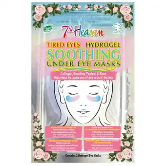 Kruidvat 7th Heaven Tired Eyes Hydrogel Soothing Under Eye Mask aanbieding