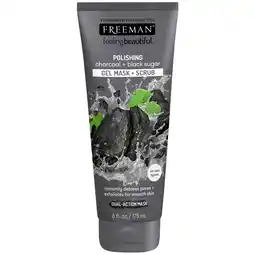 Kruidvat Freeman Charcoal & Black Sugar Facial Polishing Mask Gezichtsmasker aanbieding