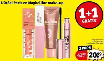 Kruidvat L'Oréal Paris en Maybelline make-up aanbieding