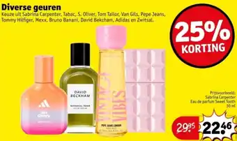 Kruidvat Diverse geuren aanbieding