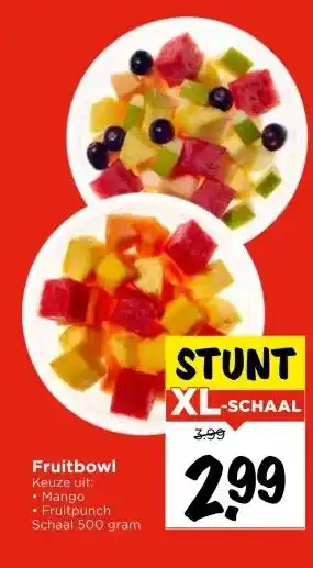 Vomar Voordeelmarkt Fruitbowl aanbieding
