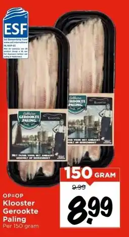 Vomar Voordeelmarkt Klooster Gerookte Paling aanbieding