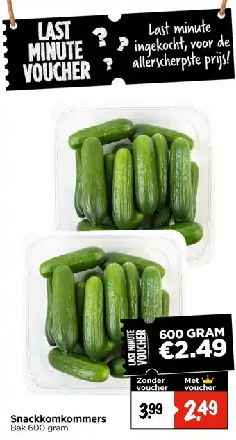 Vomar Voordeelmarkt Snackkomkommers aanbieding