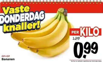 Vomar Voordeelmarkt Bananen aanbieding