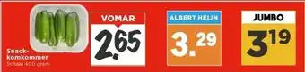 Vomar Voordeelmarkt Snack- komkommer aanbieding