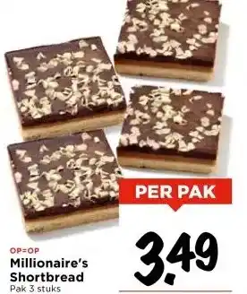 Vomar Voordeelmarkt Millionaire's Shortbread aanbieding