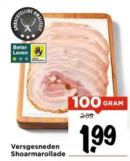 Vomar Voordeelmarkt Versgesneden Shoarmarollade aanbieding