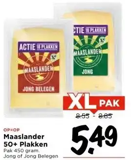 Vomar Voordeelmarkt Maaslander 50+ Plakken aanbieding