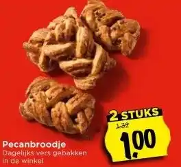 Vomar Voordeelmarkt Pecanbroodje aanbieding