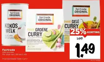 Vomar Voordeelmarkt Fairtrade aanbieding