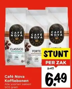 Vomar Voordeelmarkt Café Nova Koffiebonen aanbieding