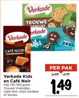 Vomar Voordeelmarkt Verkade Kids en Café Noir aanbieding
