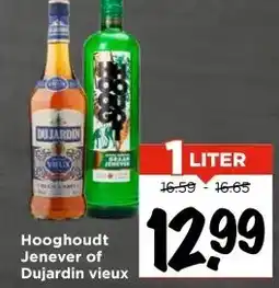 Vomar Voordeelmarkt Hooghoudt Jenever of Dujardin vieux aanbieding
