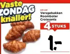 Vomar Voordeelmarkt Versgebakken Roomboter Croissants aanbieding