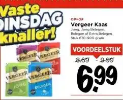 Vomar Voordeelmarkt Vergeer Kaas aanbieding