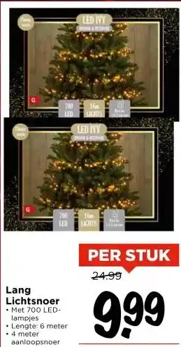 Vomar Voordeelmarkt Lang Lichtsnoer aanbieding
