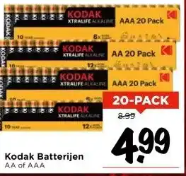 Vomar Voordeelmarkt Kodak Batterijen aanbieding