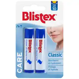 Kruidvat Blistex Duo Classic Lip Protector Lippenbalsem aanbieding
