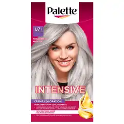 Kruidvat Poly Palette Intensive Oil-Care Color U71 Puur Zilvergrijs Haarverf aanbieding