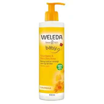 Kruidvat Weleda Baby Calendula Shampoo & Douchecrème aanbieding