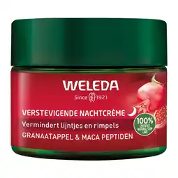 Kruidvat Weleda Granaatappel & Maca Verstevigende Peptiden Nachtcrème aanbieding